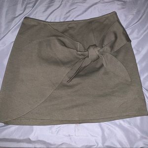 Army Green Mini Skirt